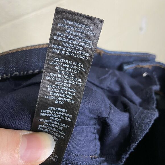 WHBM Size 6 'The Skinny Flare' Jean Dark Wash Blue - Picture 7 of 7